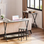 Mesa de entrada, mesa consola estrecha, mesa de sofá de madera