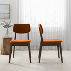 Silla lateral con respaldo sólido (juego de 2)
