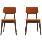 Silla lateral con respaldo sólido (juego de 2)