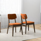 Silla lateral con respaldo sólido (juego de 2)