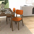 Silla lateral con respaldo sólido (juego de 2)