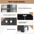 Gabinete de almacenamiento de piso para baño, mueble de cocina con 2 cajones