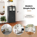 Gabinete de almacenamiento de piso para baño, mueble de cocina con 2 cajones