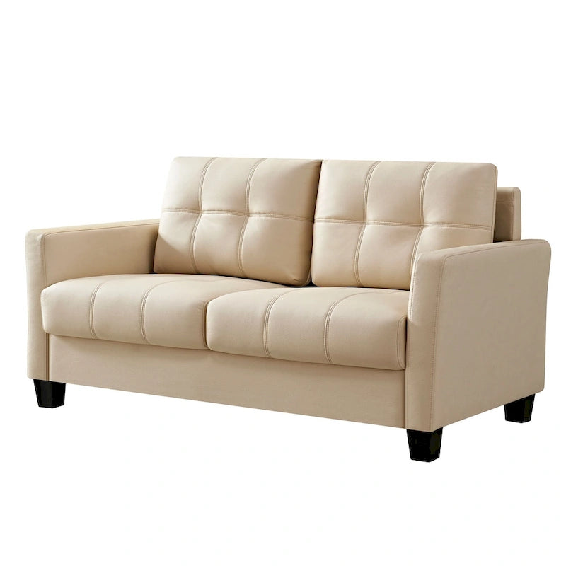 57.50 Faux Leather Loveseat