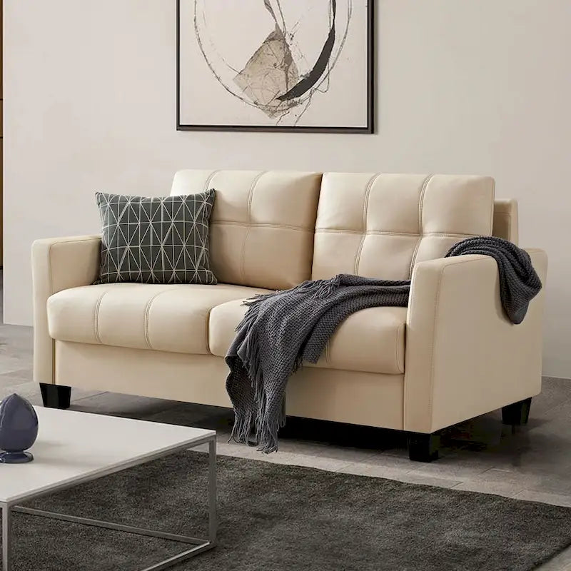 57.50 Faux Leather Loveseat