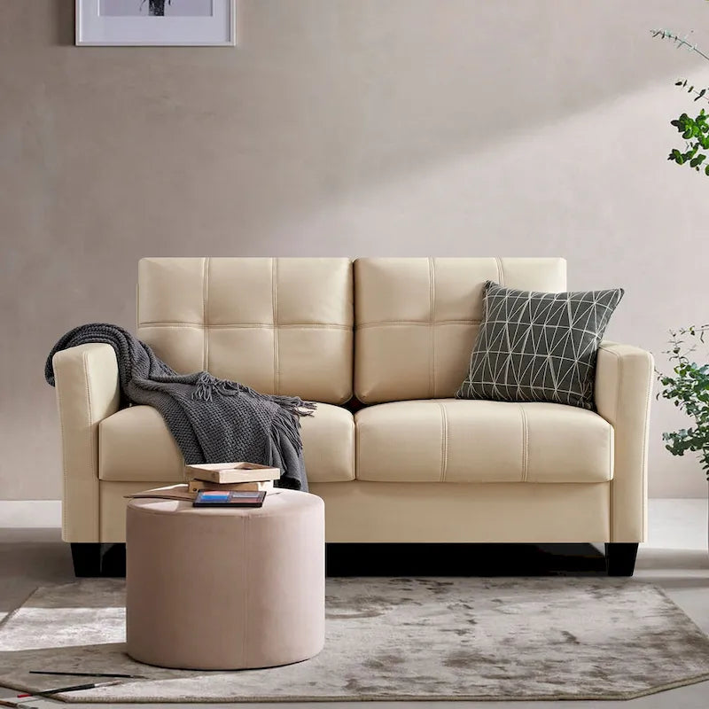 57.50 Faux Leather Loveseat