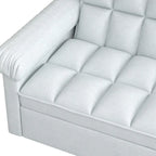 Canapé-lit 2 places en mousse de 56 avec couchage escamotable et dossier réglable