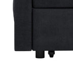 Canapé-lit 2 places en mousse de 56 avec couchage escamotable et dossier réglable