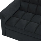 Canapé-lit 2 places en mousse de 56 avec couchage escamotable et dossier réglable