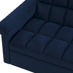 Canapé-lit 2 places en mousse de 56 avec couchage escamotable et dossier réglable