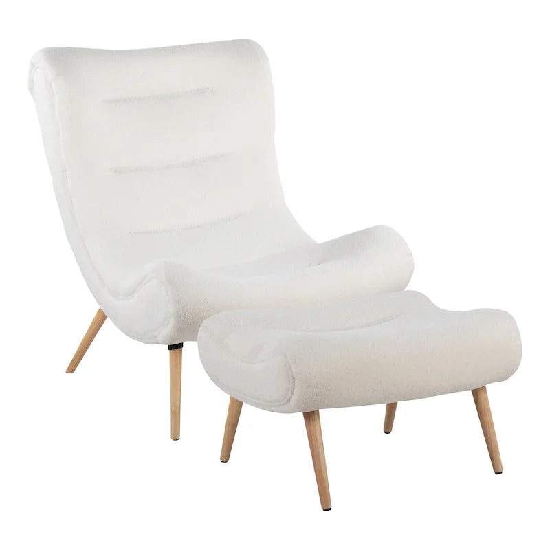 Chair with Ottoman