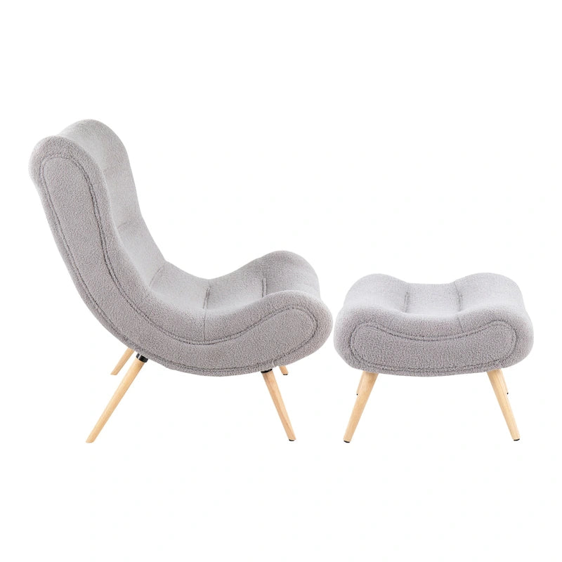 Chair with Ottoman