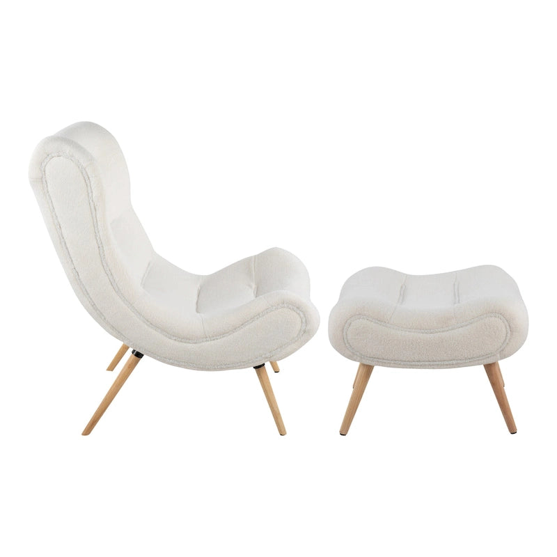Chair with Ottoman