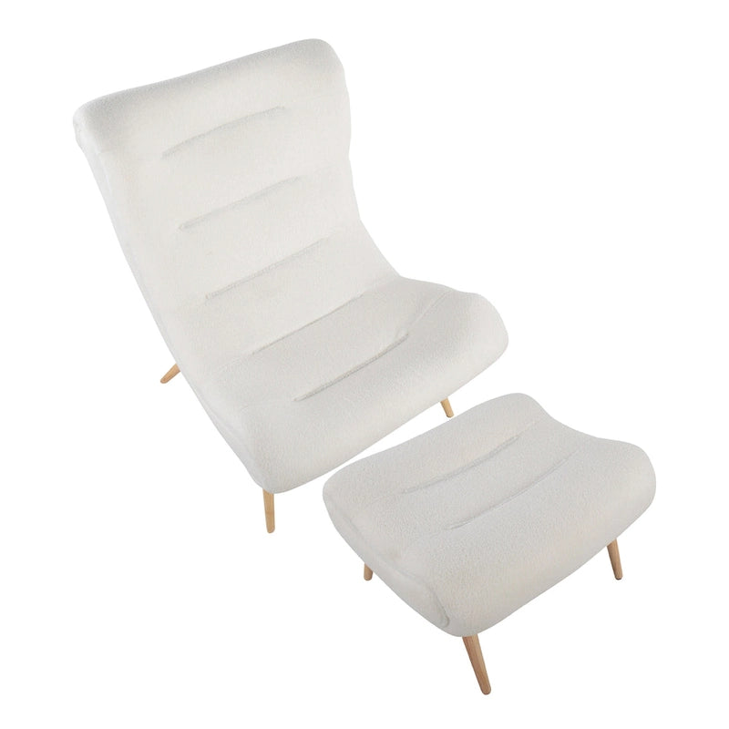 Chair with Ottoman