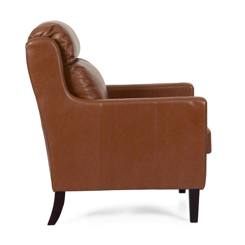 Bucklin Contemporary Pillow Tufted Club Chair by Christopher Knight Home
