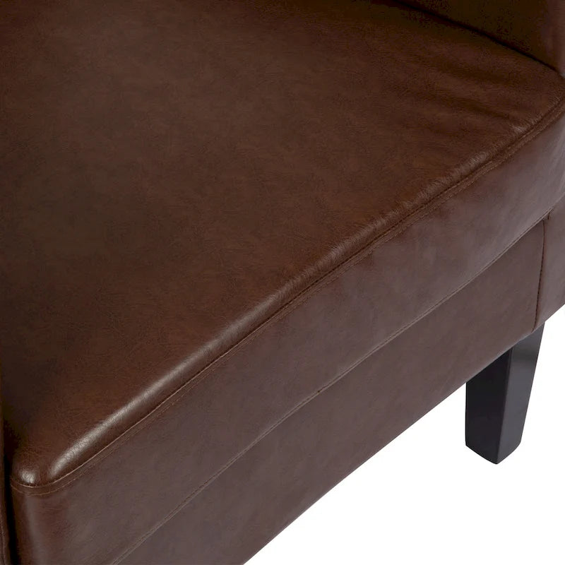 Bucklin Contemporary Pillow Tufted Club Chair
