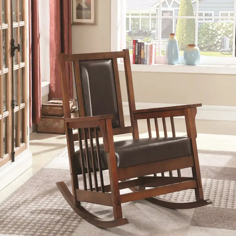 Luxury Mission Style Rocking Chair