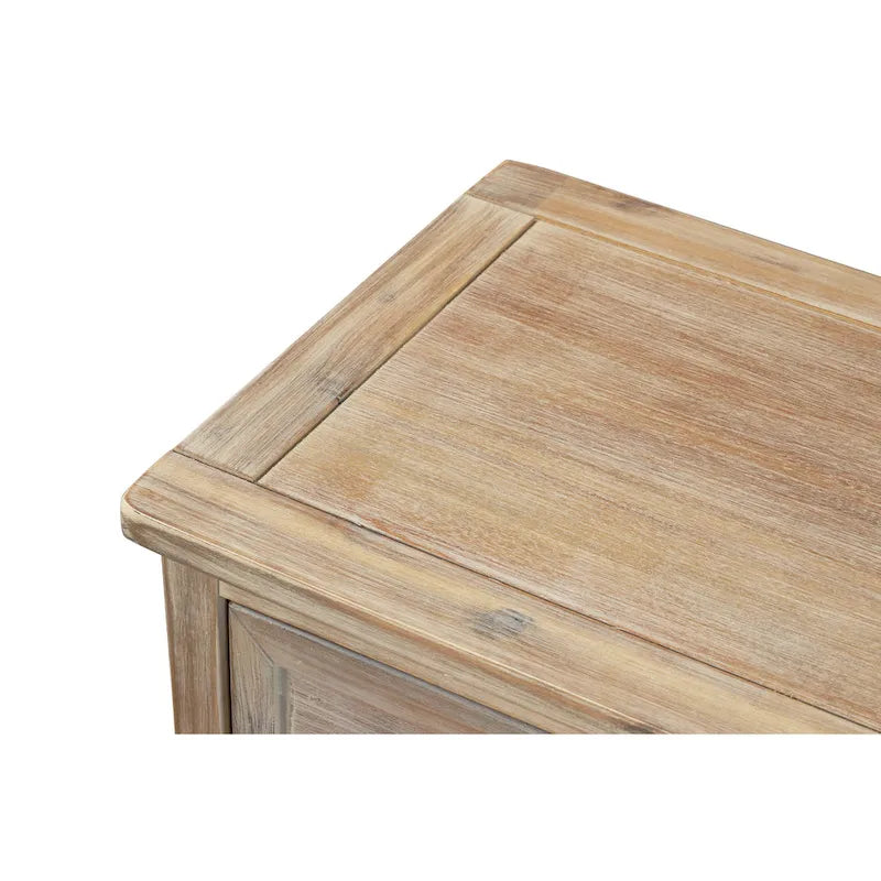 Storage Cabinet with 2 Drawers and 4 Classic Rattan Basket