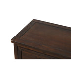 Armoire de rangement avec 2 tiroirs et 4 paniers classiques en rotin