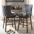 Modern and Contemporary 2-Piece Swivel Bar Stool Set