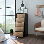 TUHOME Kaia 5 Drawer Dresser, Vertical Dresser