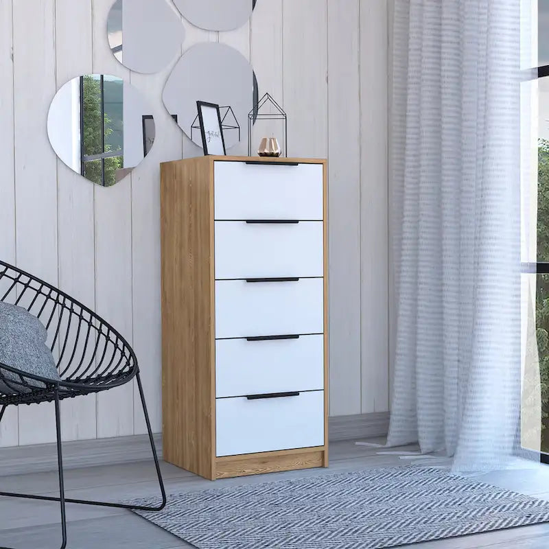 5 Drawer Dresser, Vertical Dresser