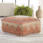 Pouf cubique tribal pour intérieur et extérieur - 20X20X8