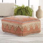 Pouf cubique tribal pour intérieur et extérieur - 20X20X8