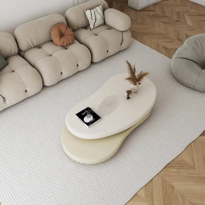 Modern Creative Rotating Coffee Table