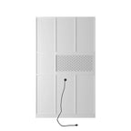Armoire de rangement de cuisine autoportante 74 avec 6 portes, 3 étagères et 2 tiroirs, rangement pour buanderie