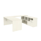Bureau en U avec deux tiroirs