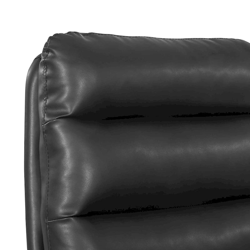 Swivel Office Chair in Faux Leather