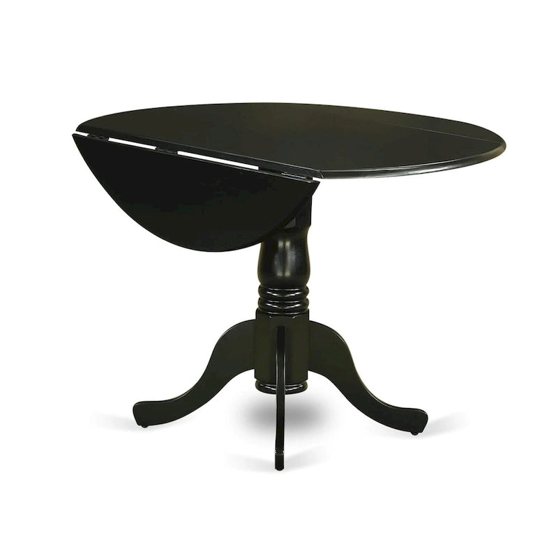3 Piece Dinette Set Contains a Round Dining Table and 2 Dining Room Chairs, (Finish Options)