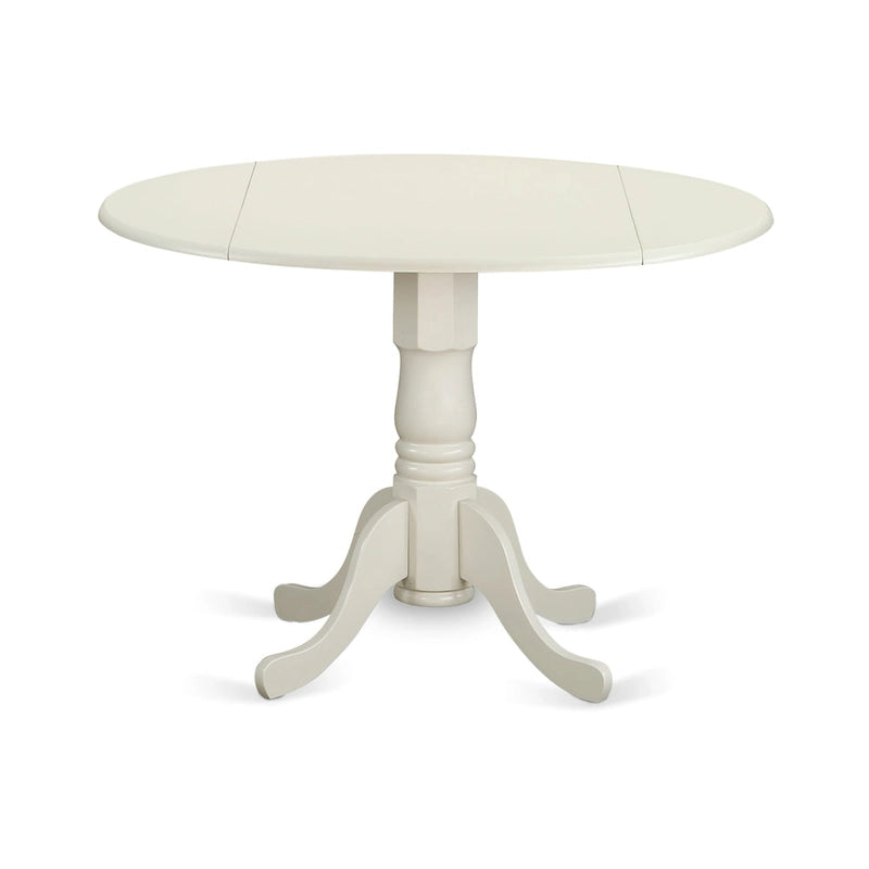 3 Piece Dinette Set Contains a Round Dining Table and 2 Dining Room Chairs, (Finish Options)