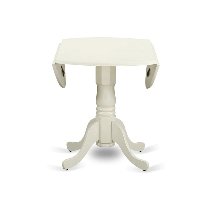 3 Piece Dinette Set Contains a Round Dining Table and 2 Dining Room Chairs, (Finish Options)