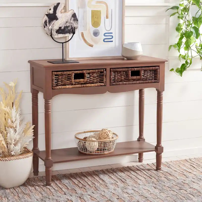 Classie Brown Console - 35.8 x 13 x 31.9 - 36Wx13Dx32H