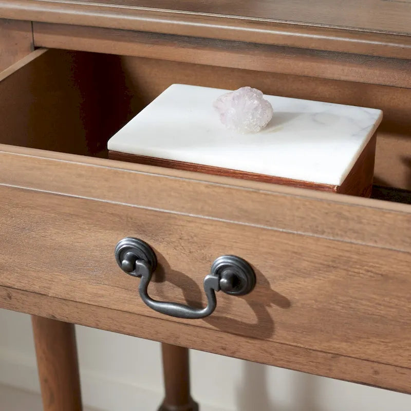 Justina 2-Drawer Console Table - 35.5 W x 13 L x 29.5 H - 36Wx13Dx30H