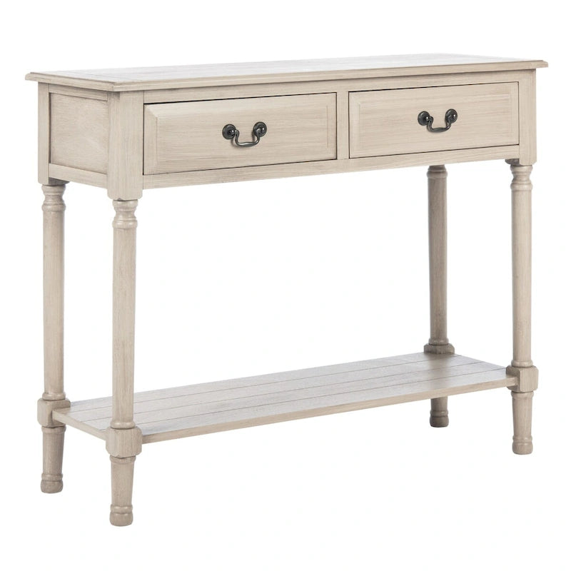 Justina 2-Drawer Console Table - 35.5 W x 13 L x 29.5 H - 36Wx13Dx30H