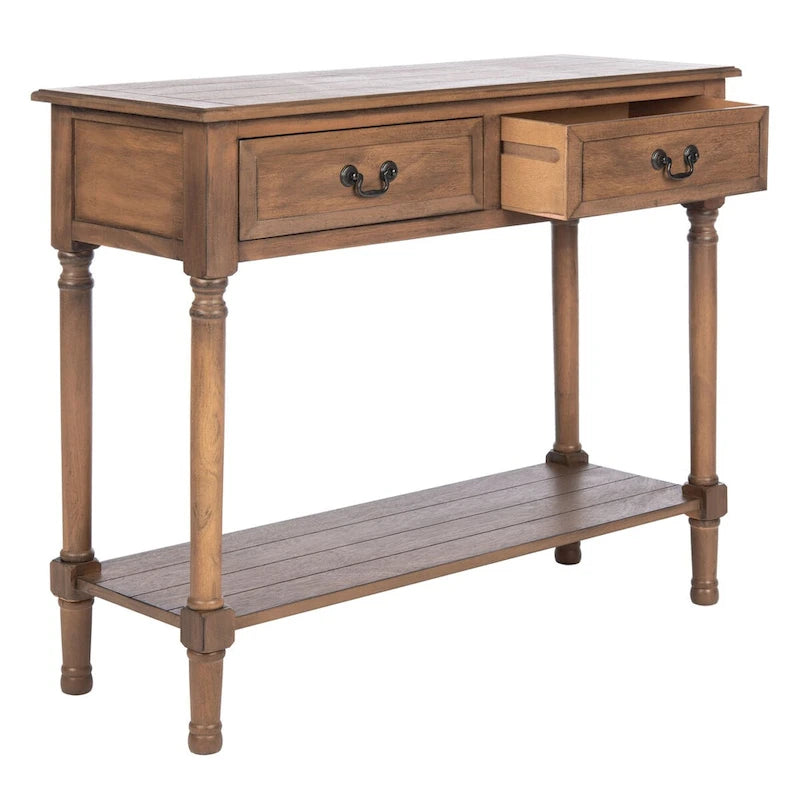Justina 2-Drawer Console Table - 35.5 W x 13 L x 29.5 H - 36Wx13Dx30H