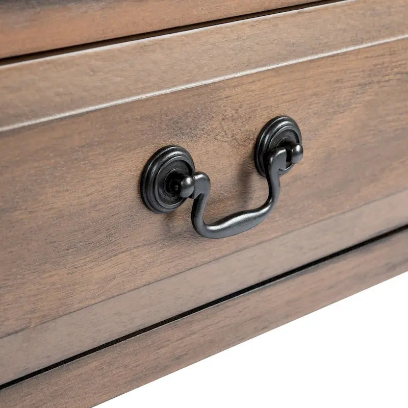 Justina 2-Drawer Console Table - 35.5 W x 13 L x 29.5 H - 36Wx13Dx30H