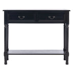 Mesa consola de 2 cajones - 35.5 de ancho x 13 de largo x 29.5 de alto - 36Wx13Dx30H