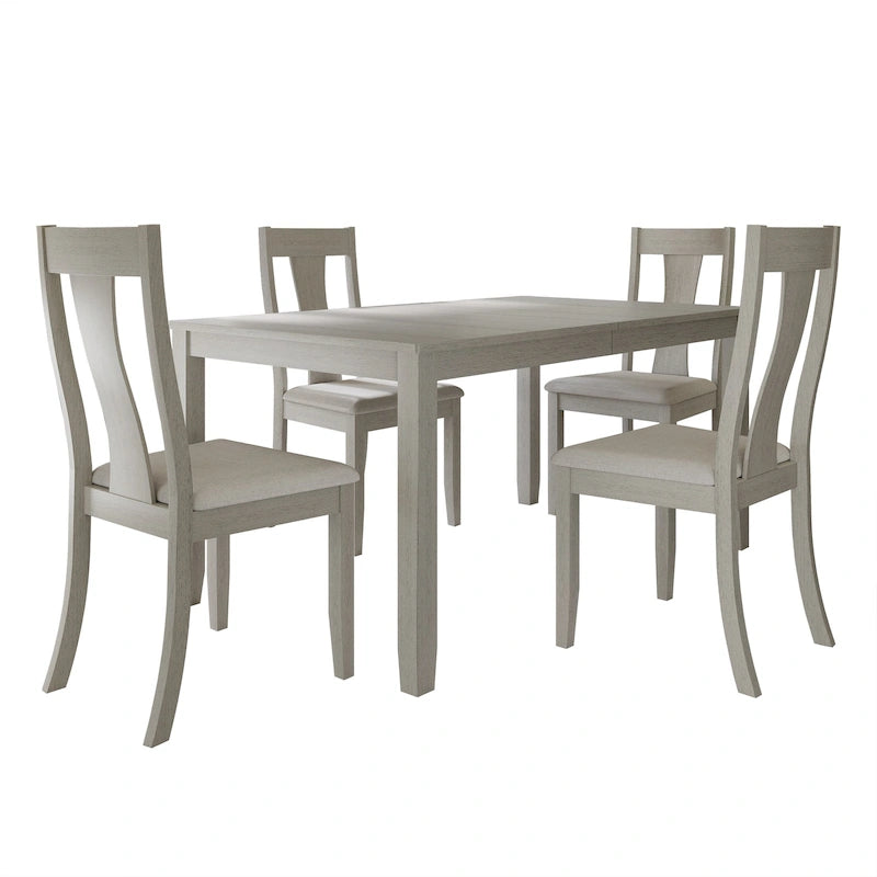Vintage Style 5-piece Wooden Dining Set