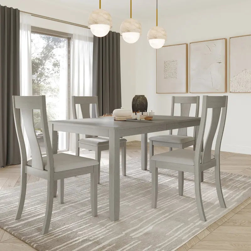 Vintage Style 5-piece Wooden Dining Set