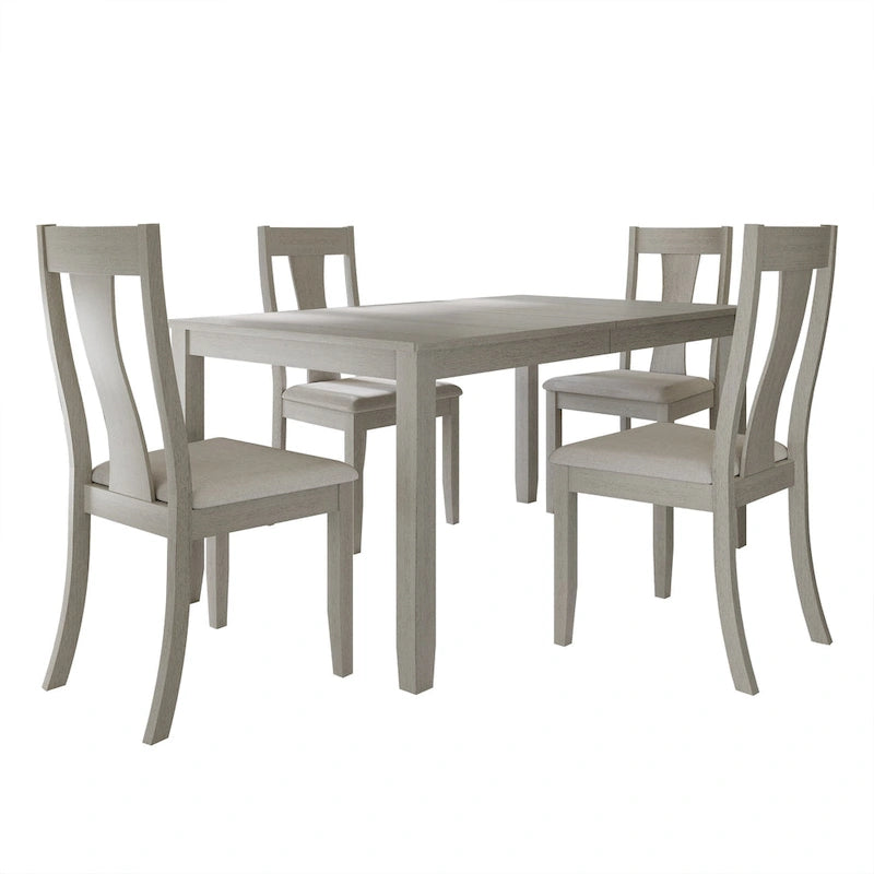 Vintage Style 5-piece Wooden Dining Set