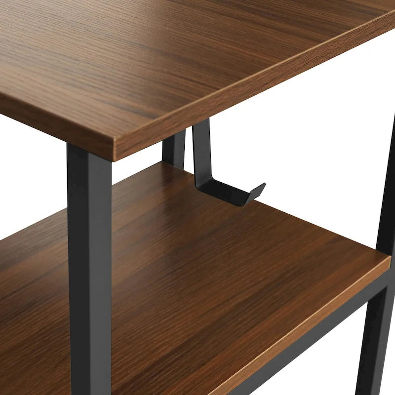 Modern Designs L-Shape Home Office Desk With Storage
