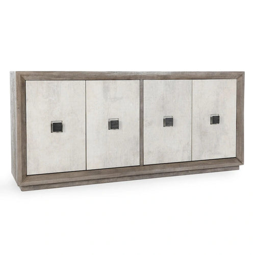 80 Distressed Gray Sideboard Buffet