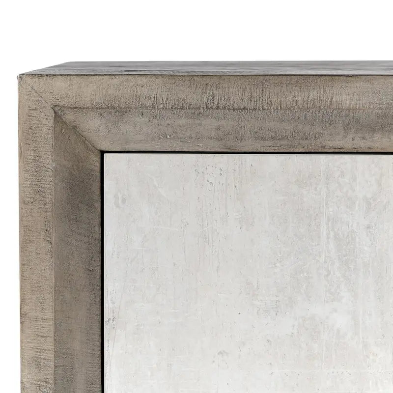80 Distressed Gray Sideboard Buffet