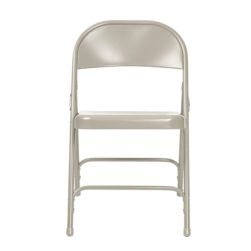 Metal Round-Backed Folding Chair, Pack of 4